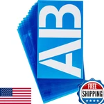 Westcott Lettercraft Stencil Helvetica Font 6-INCH Characters 15829. Fixed Price $37.95.