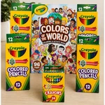 Crayola Lot 24-PK Crayons 12-PK Colored Pencils X4, Coloring & Activity Book. Fixed Price $8.95.