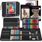 Hiforny 136 Pcs Drawing & Sketching Set,pro Art Supplies With Graphite,charco.... Fixed Price $54.72.