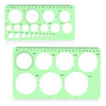 Lokunn Pcs Circle Template For Drawing, Ruler Quilling Tool, 2, Green. Fixed Price $7.88.