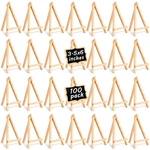 Mimorou 100 Pieces Mini Wood Easel Stands 6 Inch, Shown The Picture. Fixed Price $65.89.