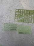 Vintage Lot Of 3 Drafting Template Berol Rapidesign Operation Flow Sketch Mate. Fixed Price $29.90.