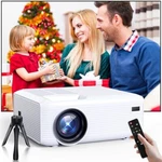 Kejog Mini Projector With Tripod. Fixed Price $36.25.