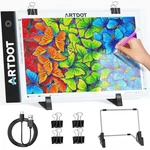 Artdot A4 Led Light Pad For Diamond Painting Usb Adjustable Brightness Kit. Fixed Price $18.03.