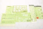 Berol Rapidesign Template - R301 328 309 R904 906 908 R54 80 T5. Fixed Price $44.98.