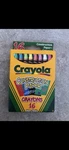 Crayola Construction Paper Crayons (16) New Nib 2000 Binney & Smith. Fixed Price $6.00.