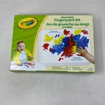 Crayola My First Fingerpaint Kit Washable, 3CT 3OZ + 10 Sheets. Fixed Price $12.71.