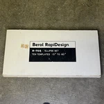 Berol Rapidesign Ellipse Templates R-70S 15 Deg To 60 Complete With Box. Fixed Price $47.99.