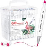 Ohuhu Markers 60 Colors Water-based Chisel & Brush Art For Beginners. Fixed Price $32.39.