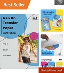 Biodegradable Heat Transfer Vinyl Paper, 10 Sheets 8.5X11" For Creative Projects. Fixed Price $15.29.
