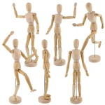 Us Art Supply 12" Male Manikin Set Of 6 Wooden Mannequin Figure. Fixed Price $49.99.