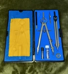 Vintage Drafting Tools Set C-thru Drawing Compass With Case Japan. Fixed Price $22.22.