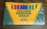 Vintage Crayola Colored Chalk Artista #403 #51-0403-0-200 Binney & Smith Usa. Fixed Price $12.99.
