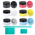 Boolooen 6-COLOR Chalk Paste Set 3 Silicone Squeegees Silk Screen Paint Kit. Fixed Price $32.86.