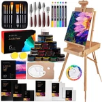 French Easel Acrylic Painting Set, Deluxe Artist Supplies Kit W/coronado Styl.... Fixed Price $189.26.