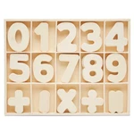 Natural Sorting Tray With Number Cutouts For Crafts Woodpeckers. Fixed Price $26.73.