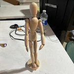 Ikea Gestalta Artist Posable Jointed Figure Sketch Model Natural Wood 13 Euc. Fixed Price $15.00.