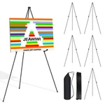 Adjustable Metal Easels 66 Inch Portable Folding Black 6PCS Jeawiwi Stand Sign. Fixed Price $89.99.