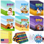 60 Sets Christian Coloring Books & Crayons Bulk For Kids Bible Verse. Fixed Price $77.40.