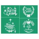 Jajado Christmas Theme Silk Screen Printing Self Adhesive Re.... Fixed Price $11.66.