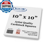 Desktop Publishing Supplies Premium White Cardstock Squares - Ultra Thick. Fixed Price $44.80.