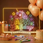Acrylic Led Drawing Board For Kids, Dry Erase Light-up Wit. Fixed Price $36.18.
