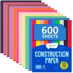 Construction Paper For Drawing Art Diy Assorted Colors 9X12 600 Sheets Alitte. Fixed Price $49.62.