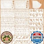 1/2, 3/4, 1, Letter Stencils For Painting, 14 Pack (9.8 X 5.9 Inch) Plast. Fixed Price $20.90.
