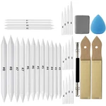 Kootiko 33 Pcs Blending Stumps And Tortillions Paper Art Blenders Drawing Wit.... Fixed Price $15.19.