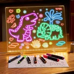 Bawmoy Lumiboard Led Drawing For Kids, 16" Light Up With 10. Fixed Price $18.00.