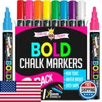 Chalky Crown Bold Markers - Dry Erase Pens Liquid. Fixed Price $13.82.