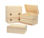 Cregugua 6-PACK Wooden Box Unfinished 5.5"L 3.5"W 1.9"H, Natural. Fixed Price $28.88.
