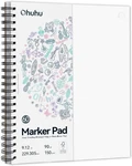 Ohuhu Double-sided Marker Pads Art Sketchbook Bleedproof 9X12, Cool White. Fixed Price $35.82.
