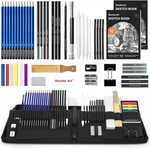 Shuttle Art 52 Pack Drawing Pencils Set, Professional Kit With Graphite Char. Fixed Price $30.66.