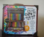 101 Creative Coloring Wood Case Set New (artist 96 Pieces). Fixed Price $22.00.