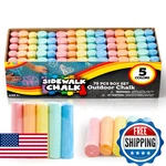 Joyin 75 Jumbo Sidewalk Chalk Set, 15 Packs, Colors, Non-toxic, Washable. Fixed Price $43.66.