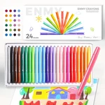 Enmy 24 Colors Gel Crayons Twistable Non-toxic Set Washable Jumbo. Fixed Price $26.88.