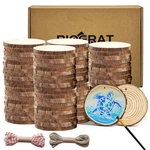 Slices Wooden Discs For Crafts With Holes, 80 Pcs 2-2.4 Inches, W.... Fixed Price $29.14.