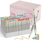 Arrtx Oros Alcohol Markers, 160 Colors, Brush & Double Tip, Professional Grade,. Fixed Price $177.31.
