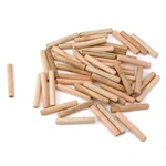 50-PACK Wooden Dowel Pins 8MM X 50MM (0.31" 1.97") Groove Rod. Fixed Price $15.50.