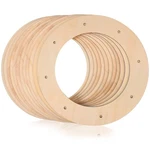 Coheali Wooden Wreath Frames 12 Pack Inch Natural Form Diy.... Fixed Price $28.21.