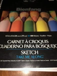 Speedball Art Products Bienfang Spiral Sketch Book 8.5" X 11" 100 Sheets. Fixed Price $7.00.