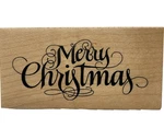 Merry Christmas Fancy Calligraphy Rubber Stamp Psx F-1215 Vintage 1993. Fixed Price $8.97.