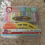 Play Day 80 Piece Ultimate Sidewalk Chalk Set W/storage Case & Drawing Tools New. Fixed Price $15.00.