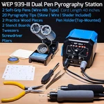 Wep 939-III Dual Pen Kit 34-IN-1 With 20 Tips Soft-grip. Fixed Price $79.99.