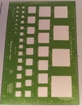 Staedtler Mars Vintage Square Template # 977 104. Fixed Price $6.90.