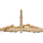 Wooden Spindles 3-1/2 Inch For Crafts, Home Cor, Furniture Woodpeckers. Fixed Price $17.39.