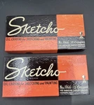 Set Of Sketcho American Company #1166 - 12 Oil Crayons Vintage Mcm Art. Fixed Price $28.97.