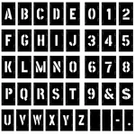 Attisstore Plastic Interlocking Stencils Letters And Numbers 138 Piece Set, 3.... Fixed Price $29.54.
