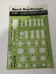 Berol Rapidesign Banquet/seminar Planner R-709 Scale 1/8". Fixed Price $14.99.